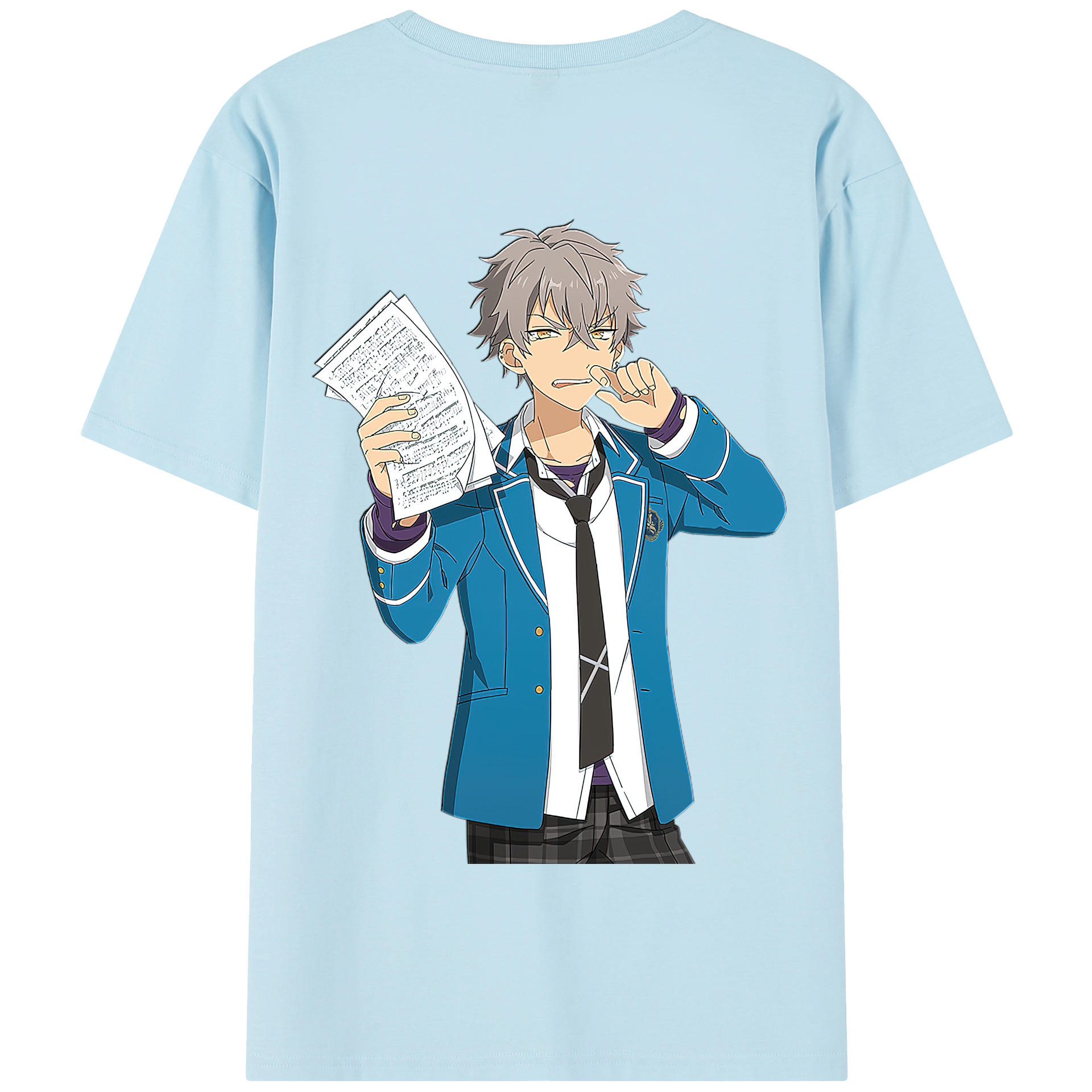 （画像用） あんさんぶるスターズ! Ensemble Stars 綿100％半袖Tシャツ（背面プリント）